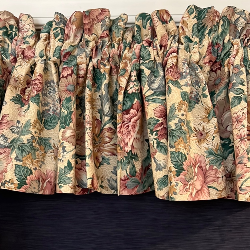 Floral pattern valances from JCP